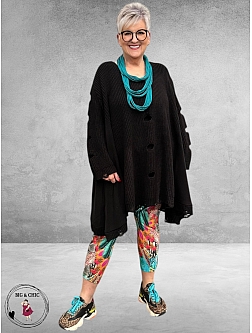 AKH Trui  Oversize A-Lijn Zwart